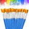 32Pcs Artist Paint Brushes Kit Acrylic Flat Oil Watercolor Painting